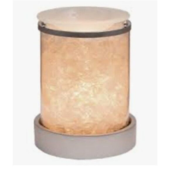 SCENTSY 'Charmer' Electric Wax Warmer & 'Charmer Sliver Base' NEW Authentic - Picture 1 of 4